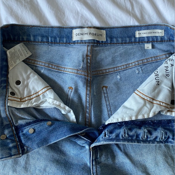 DENIM FORUM Yoko High Rise Slim sz. 27 - Picture 7 of 8